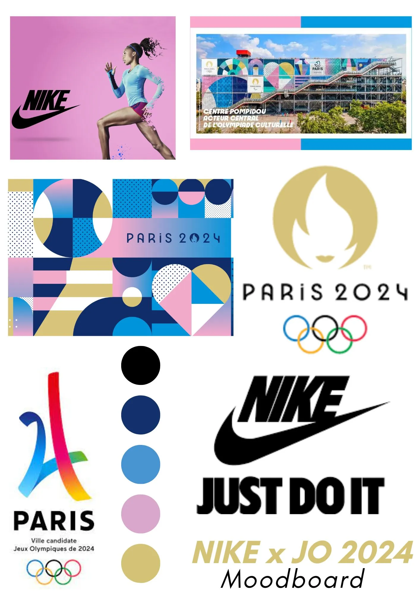 Moodboard Nike Paris 2024